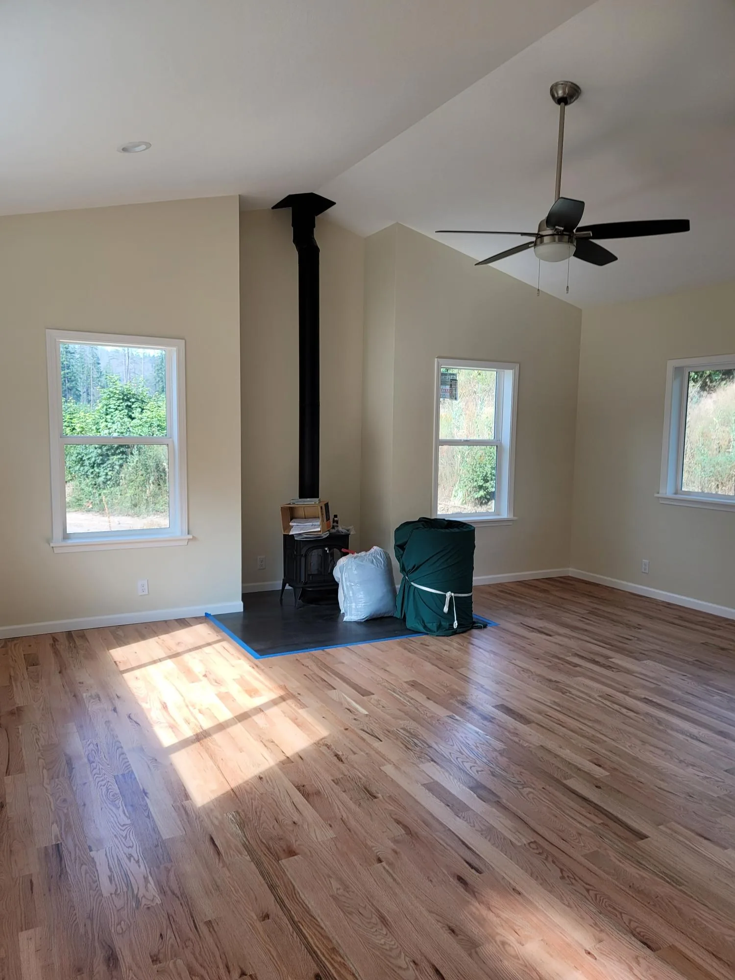 Finished living space in a new OJEG build