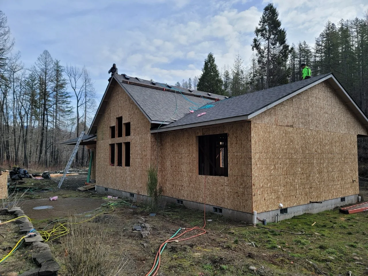 Accessory building framed by OJEG Construction